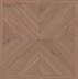 Плитка Kerama Marazzi Альберони декор коричневый матовый обрезной (60x60) арт. SG644120R